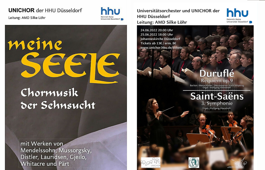 Plakate der Sommerkonzerte Plakate der Sommerkonzerte