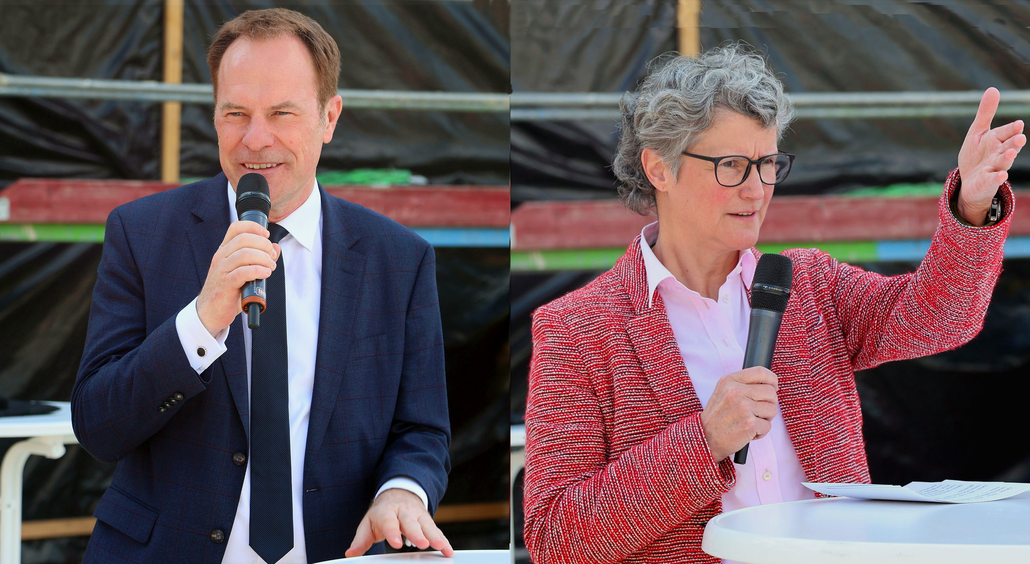 Foto Grußworte OB Keller und Prof. Dr. Schmieder